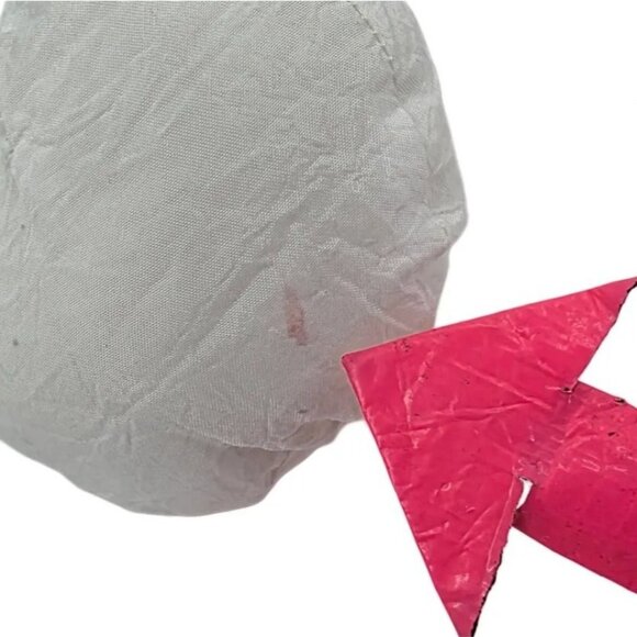 Vintage Fisher Price Puffalumps White Cow 16" Plush Puffalump Stuffed Animal 80s - Picture 6 of 8